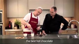 How to make a hot chocolate using an aerolatte milk frother [upl. by Saul]