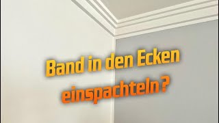 DIY Band in den Ecken beim Trockenbau einspachteln  DH – Trockenbau [upl. by Adnesor]