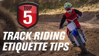 Top 5 Motocross Track Riding Etiquette Tips [upl. by Purpura10]