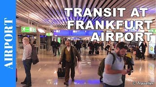 TRANSIT WALK AT FRANKFURT Airport FRA Terminal 1  Connection Flight Transfer Arriving amp Departing [upl. by Neltiak993]