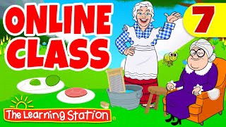 Online  Virtual Class Learning 7 ♫ Happy Dance Learning FUN ♫ Kids Songs by The Learning Station [upl. by Dorine]