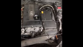 MercedesBenz m271 engine knocking noise on startup [upl. by Edroi]