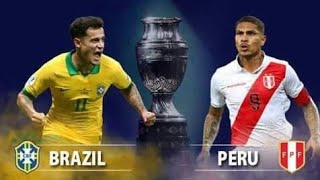 Brazil Vs Peru Semi final Match 2021  CopaAmerica Football 2021 [upl. by Saphra]