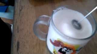 Aerolatte Review Frothing Cold Milk In Under 1 Minute [upl. by Nyvets993]